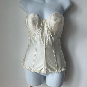 Vintage Ivory Corset Size 34D
